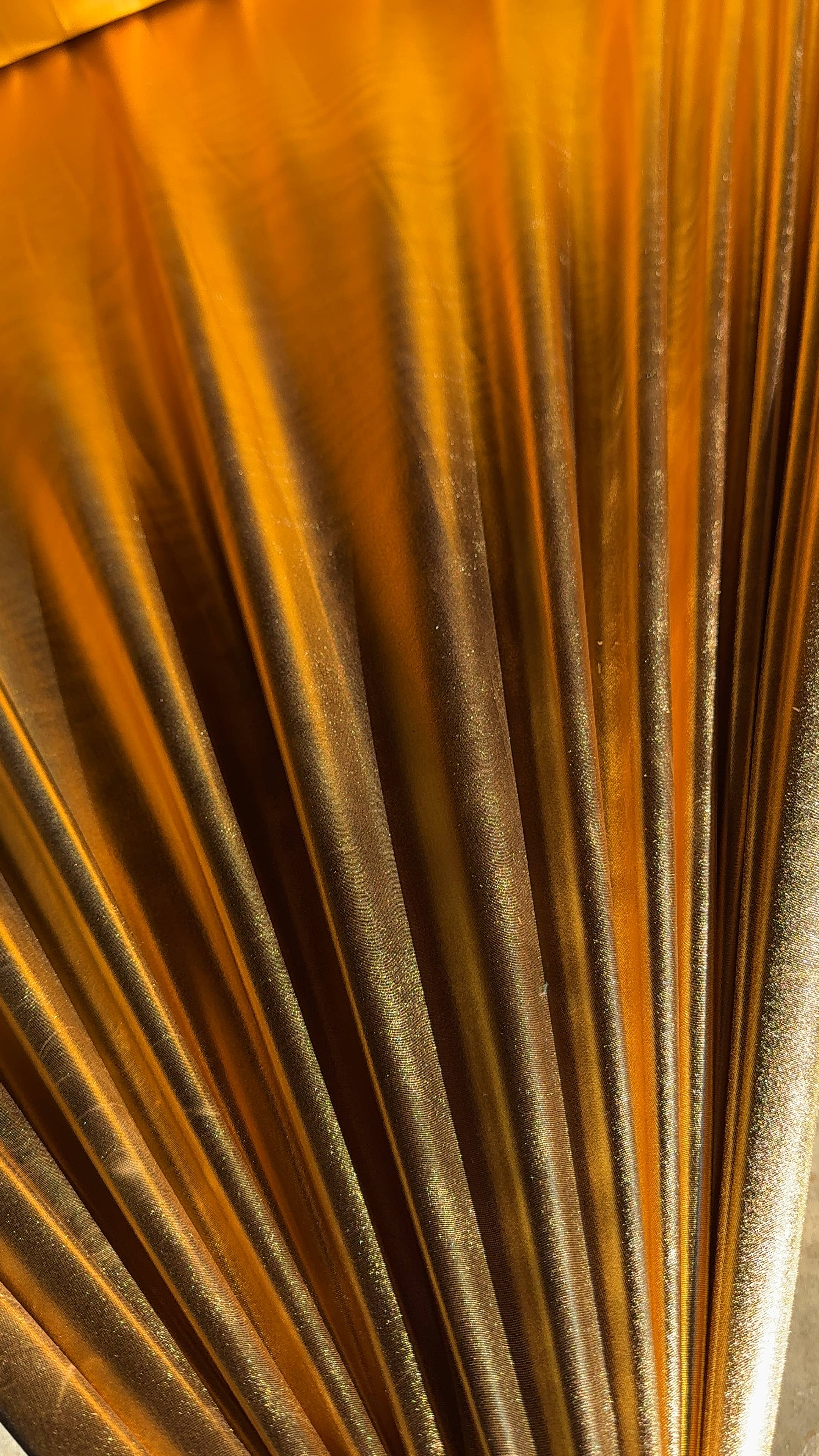 GalaTextile - Wholesale Fabric - Gold Spandex Lame Foil Stretch Metallic Fabric Gold Lame7