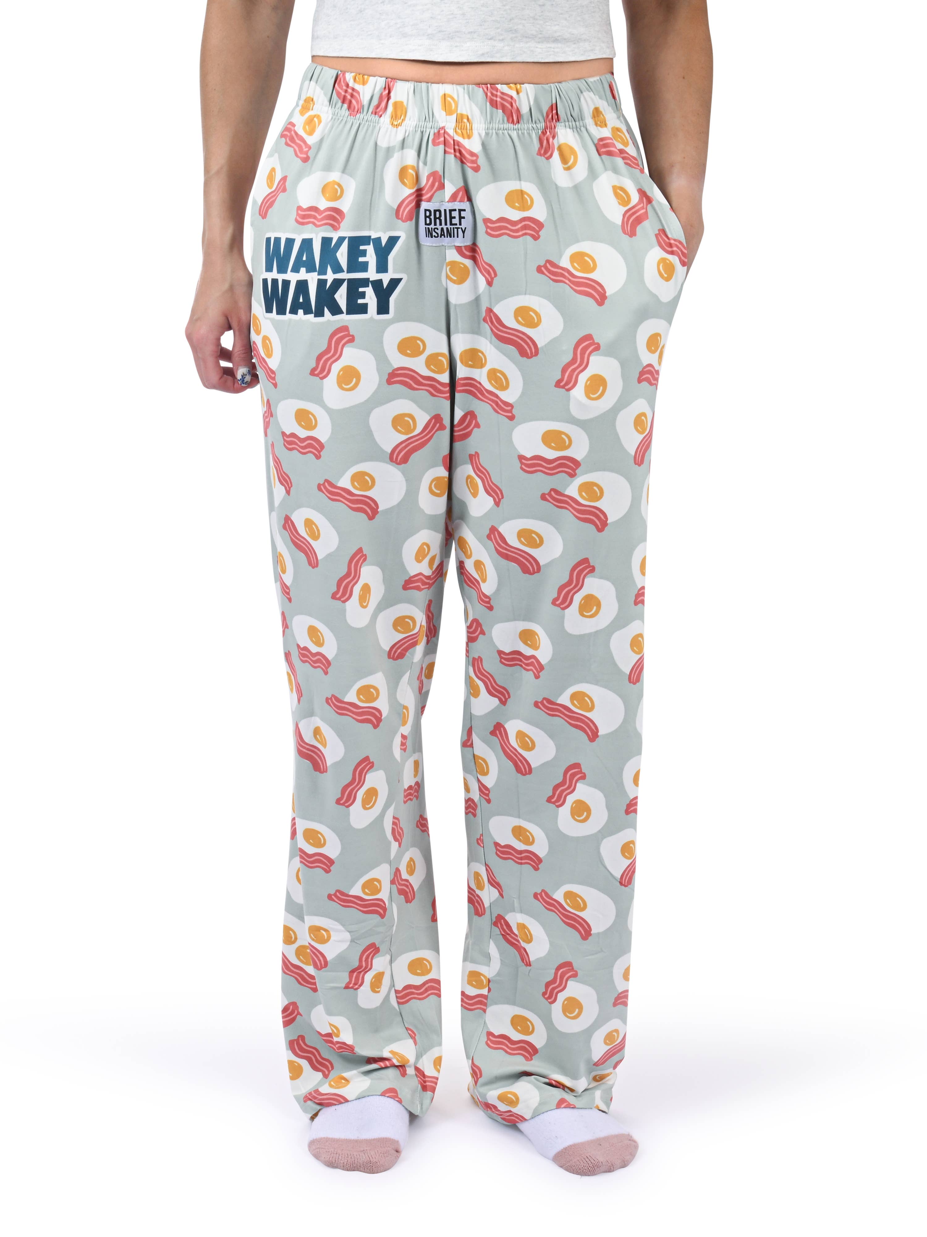 BRIEF INSANITY - Wholesale Sleepwear Bottom - Women's - Wakey Wakey Eggs & Bacon Pajama Pants2