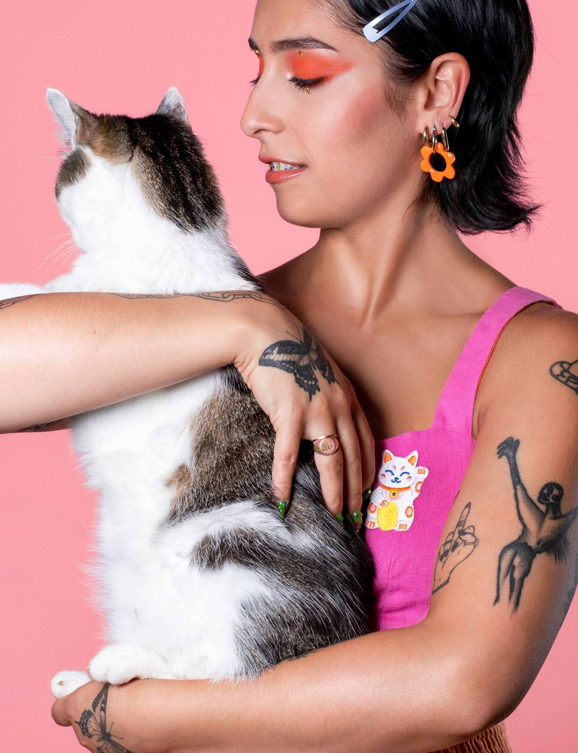 MALICIEUSE - Wholesale Patch - Iron-On Patch Lucky Cat1