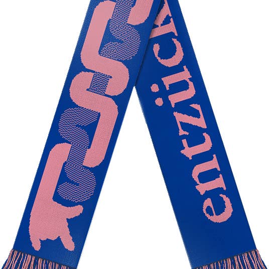 entzück dich selbst – Großhandel Schal – Damen – "entzück dich selbst" Schal (blau/rosa)