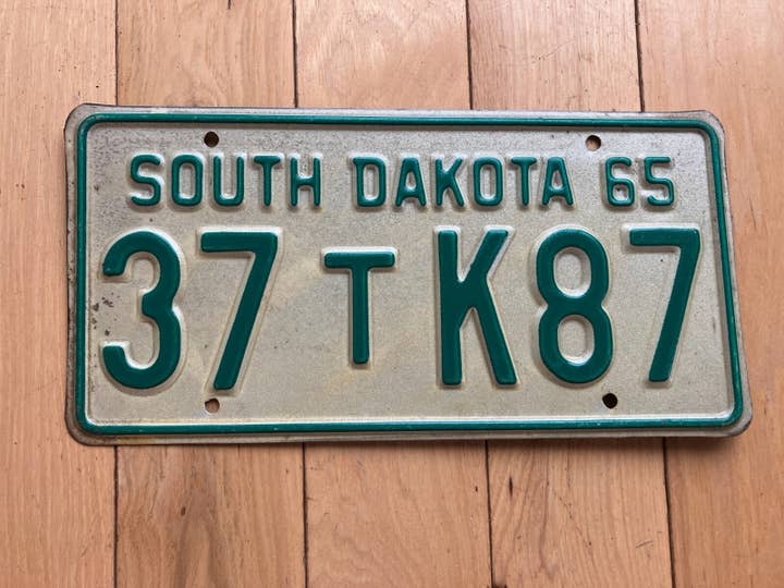 1965 South Dakota LKW-Kennzeichen für den Großhandel von RusticPlates