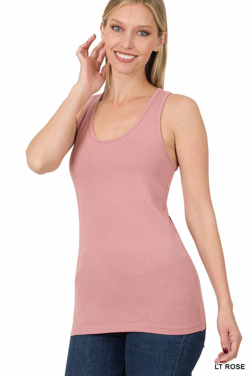 42POPS - Wholesale Tank Top - Women's - `.Cotton Jersey Basic Tank25