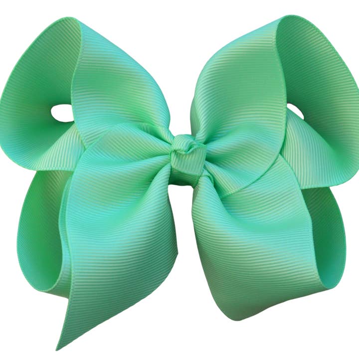 The Solid Bow - Vente Nœud pour cheveux – enfant - Nœud en gros-grain uni de 5 pouces (2 pouces de largeur du ruban)5