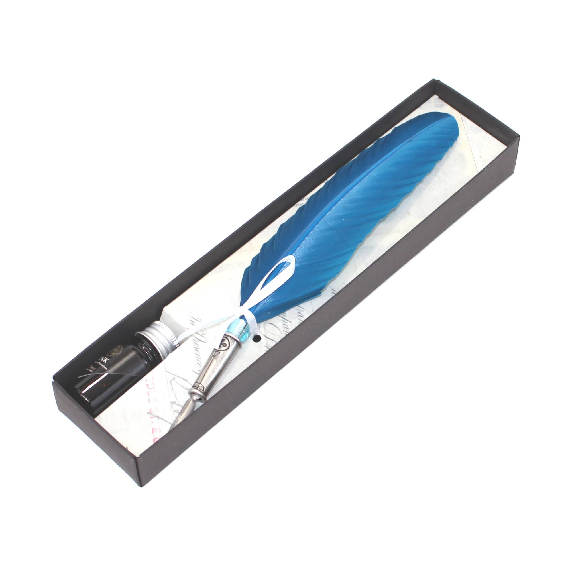 San Lorenzo Design – Caneta por atacado – Caneta de pena clássica, com metal decorativo. Caligrafia15