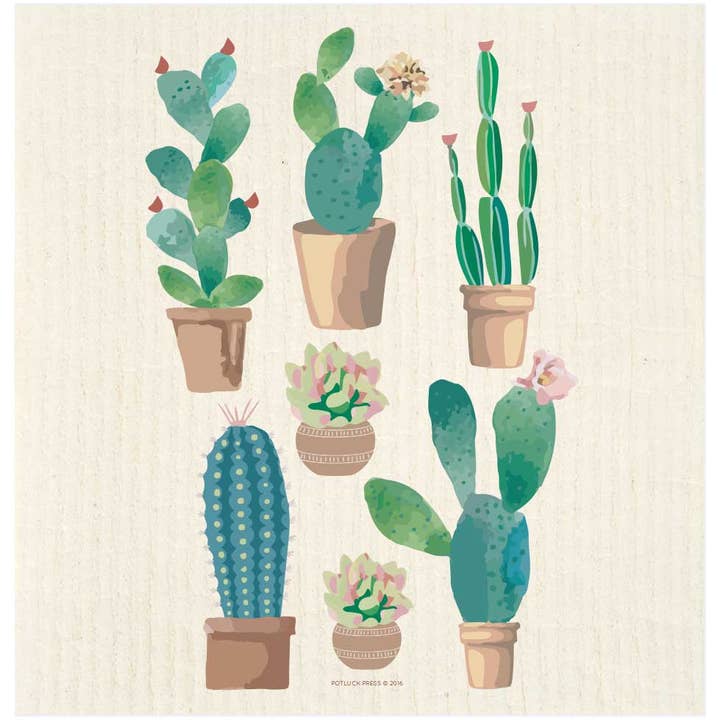 Kaktus planterare Svensk Disktrasa för wholesale av Potluck Press