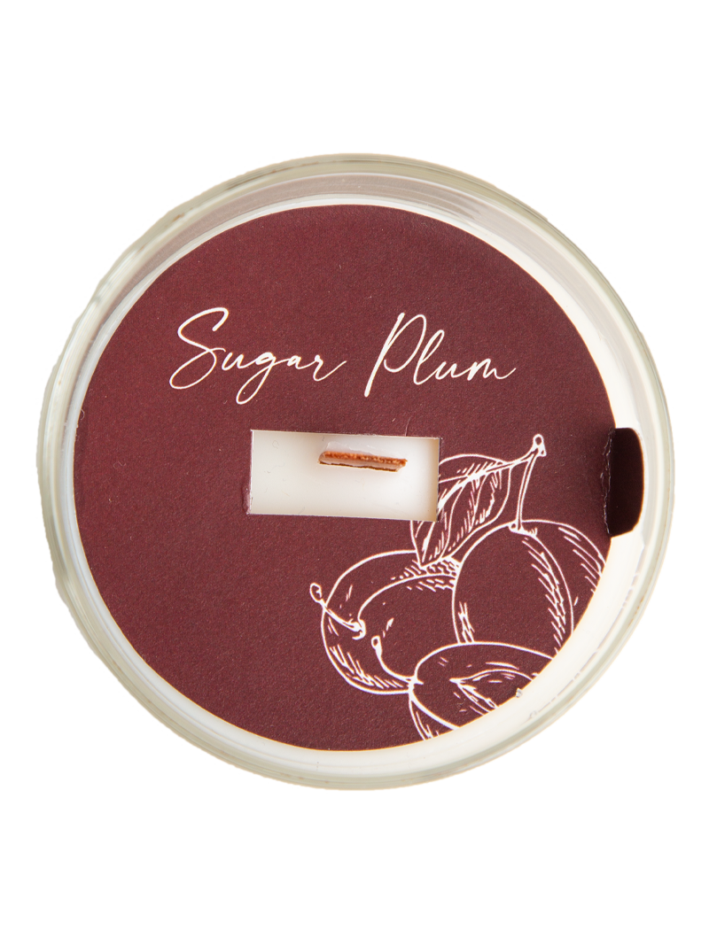 Freedom Studios - Wholesale Jar/Filled Candle - Sugar Plum 7.5 oz Wooden Wick Candle2