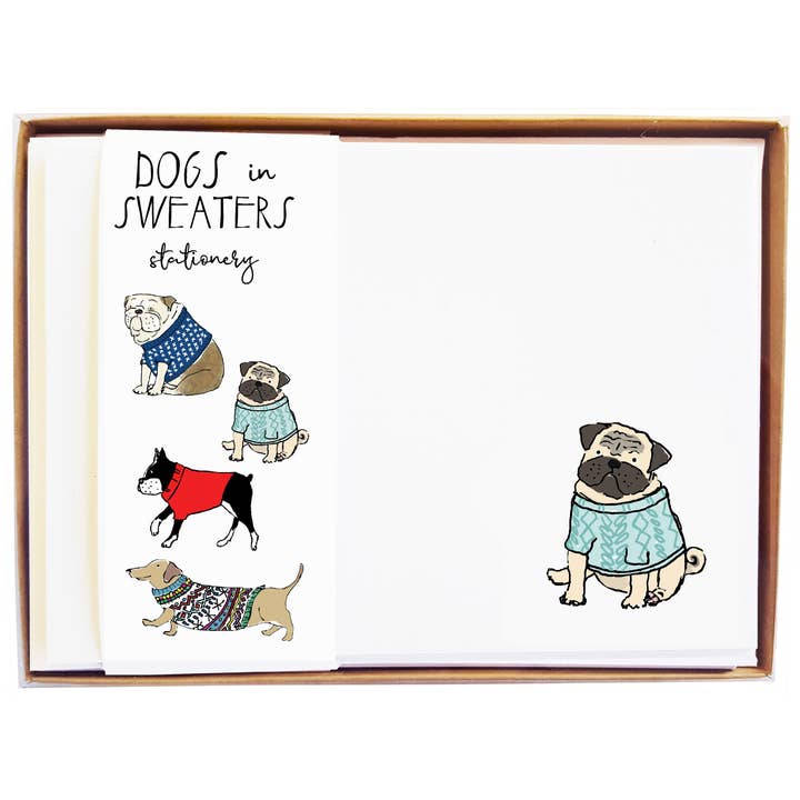 Chiens dans Pulls Papeterie pour la vente par mollyOcards