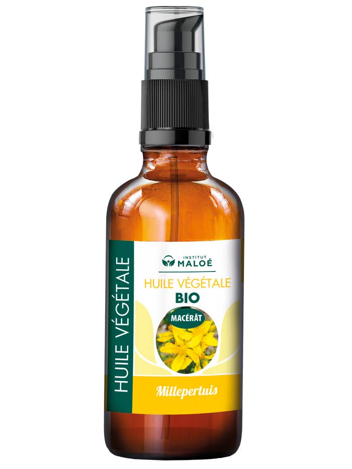Óleo orgânico de hipericão 100 mL (maceração) por atacado de Institut Maloé