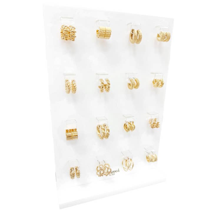 Huggies-Paket #1 aus strukturiertem Gold für den Großhandel von Wrapped. By Sav