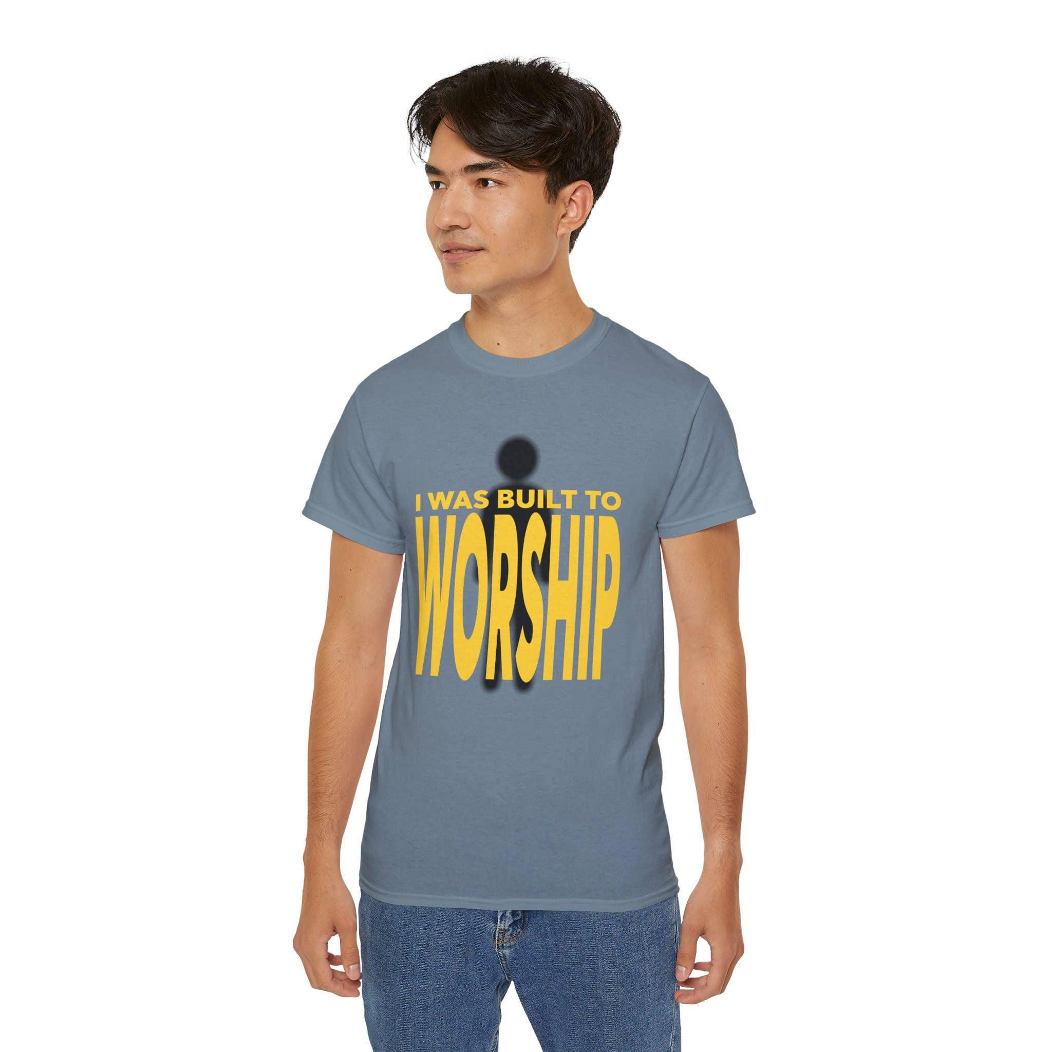 VILNO Apparel – T-shirt estampada - Unissexo por atacado – T-shirt da equipa de louvor Unissexo 100% Algodão Camisola EUA (V1)21