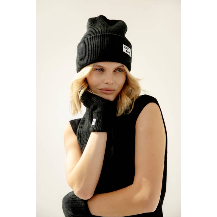 Arctic Fox & Co. - North America - Wholesale Scarf - Women's - Recycled Bottle Scarf - Black Onyx5