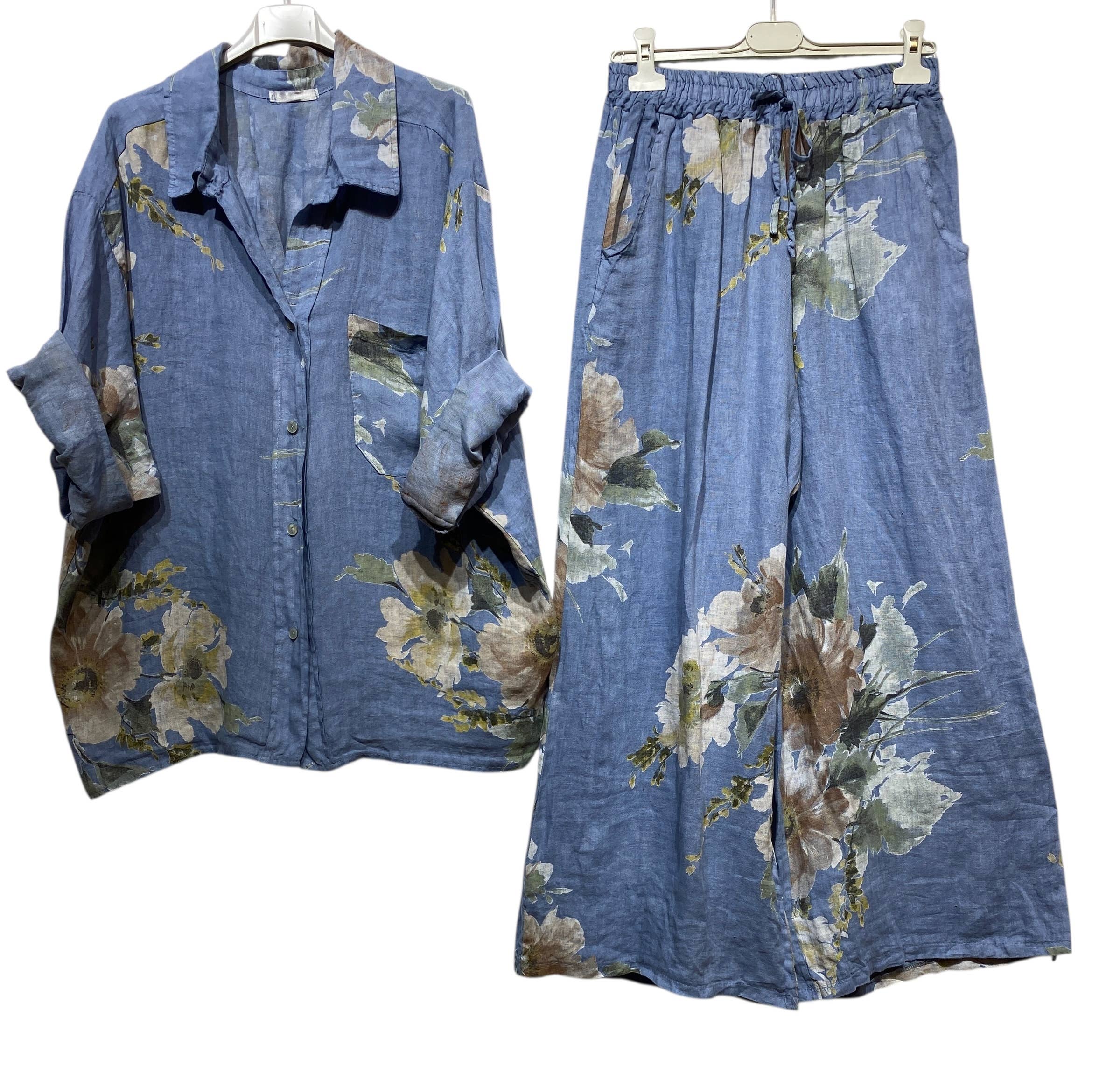 LINEN & COTTON HOUSE - Wholesale Jumpsuit - Women's - SET 100% LINEN 350 + 52994