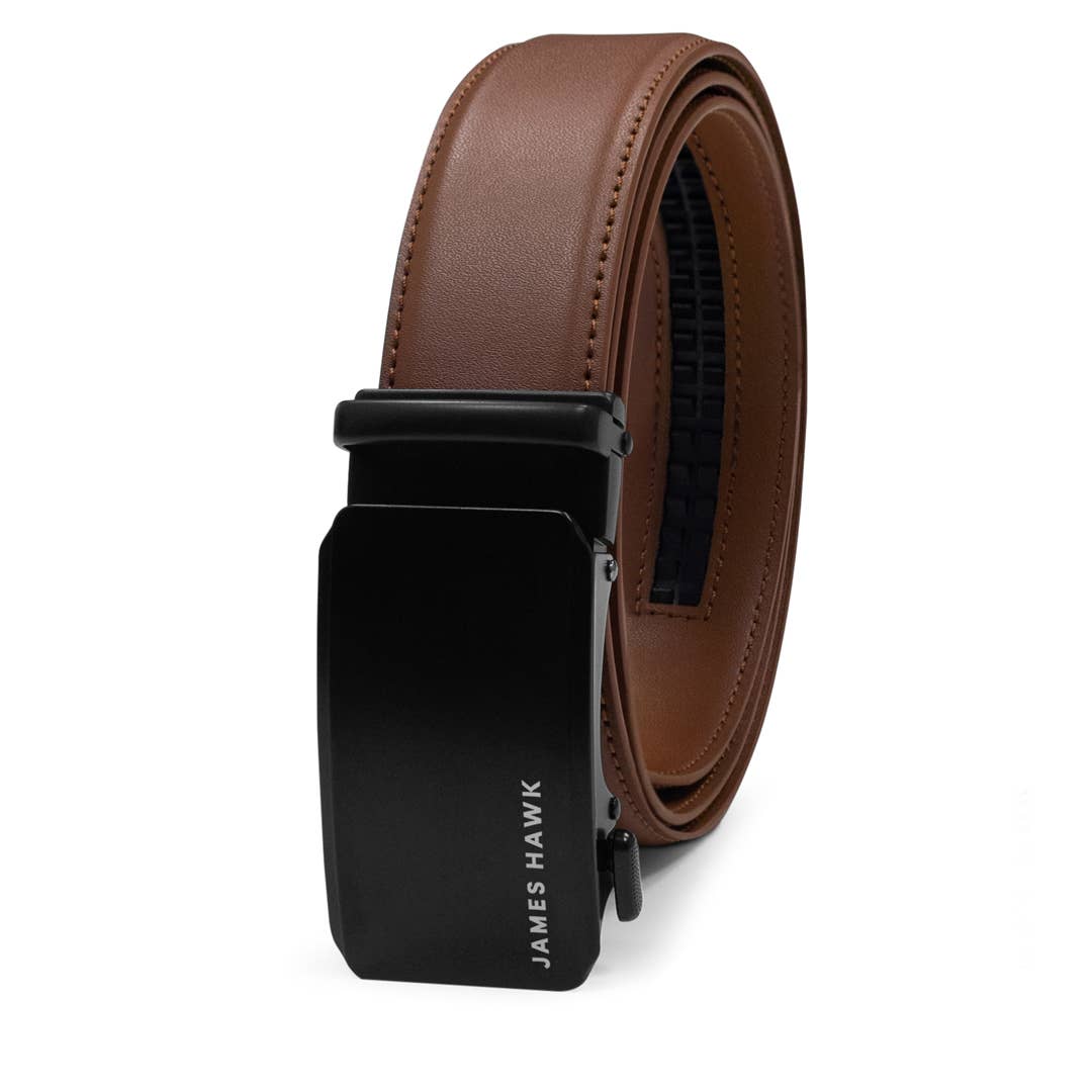 James Hawk - Wholesale Riem - Heren - James Hawk automatische leren riem voor heren met geschenkdoos3