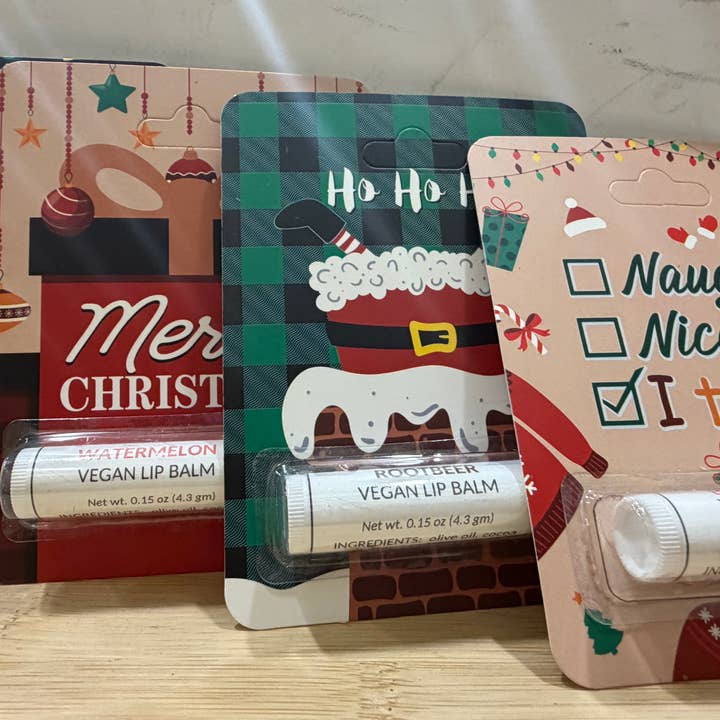 Lip Balm (ChristmasCards) for wholesale by Medford Soap Company