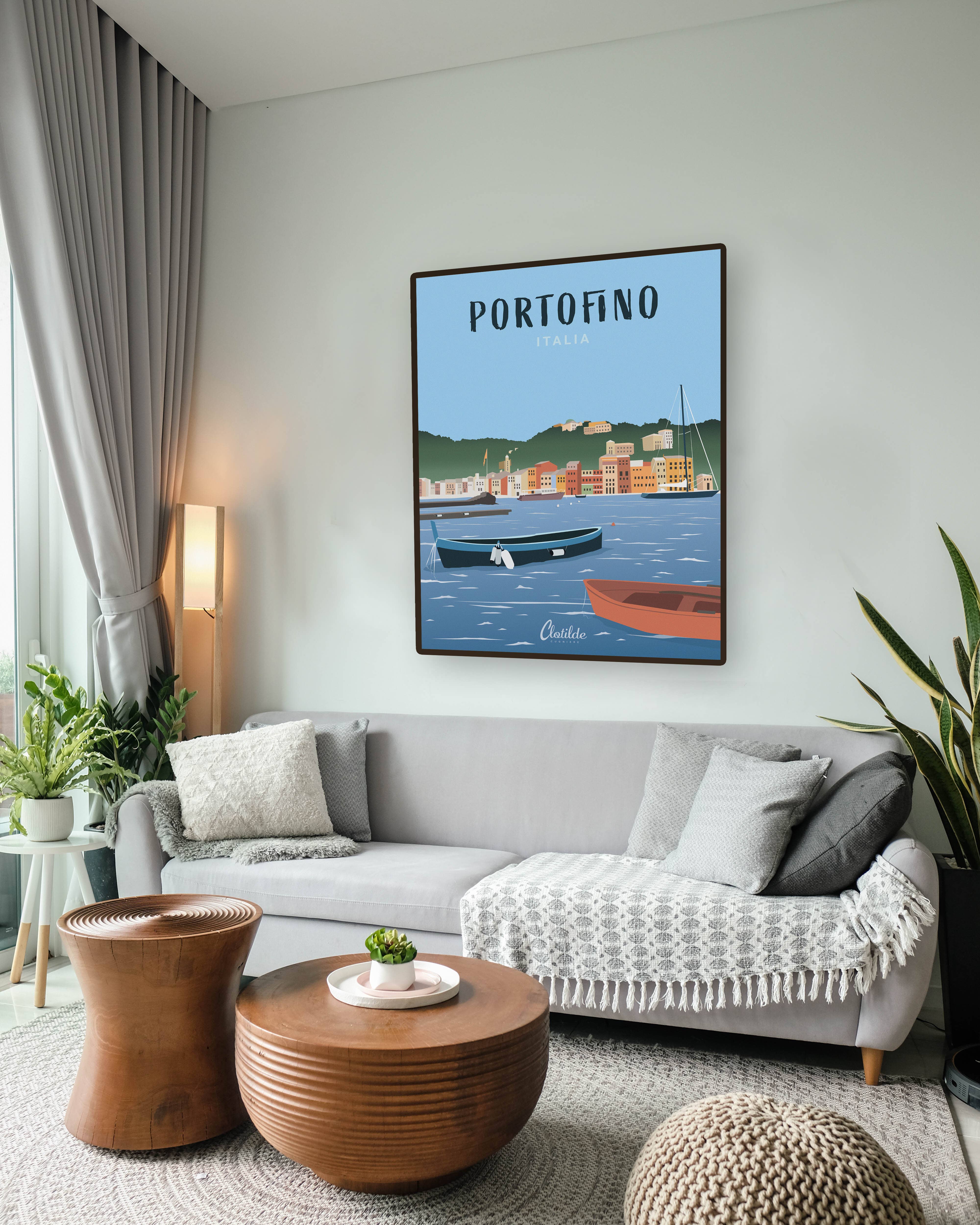clotilde cugniere créations – wholesale Poster – Portofino3