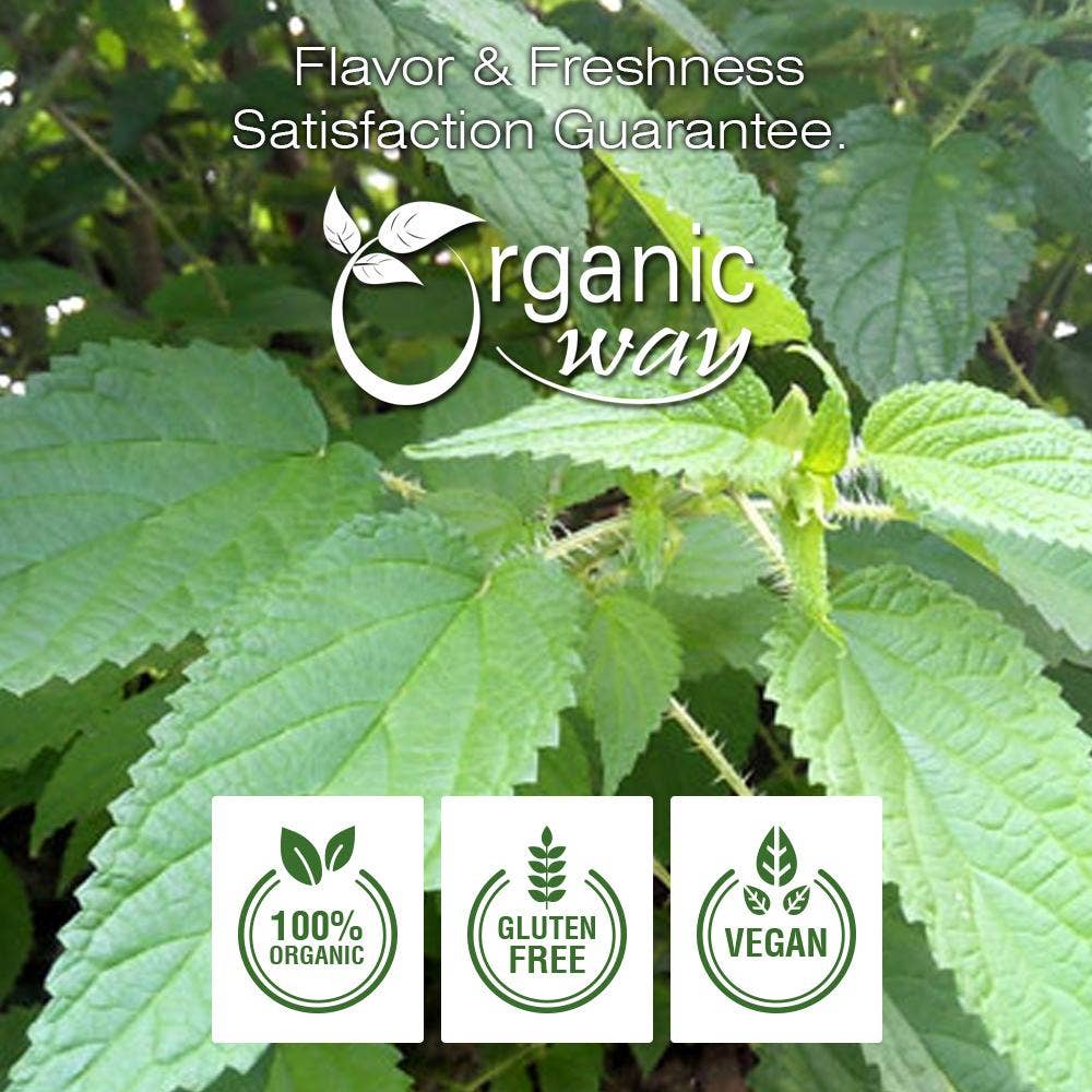 Organic Way LLC - Wholesale Loose Tea - Stinging Nettle Leaf Cut & Sifted (Urtica dioica) Herbal Tea - European Wild-Harvest | Kosher Certified | Vegan, Non GMO & Gluten Free | USDA Certified | Origin - Albania6