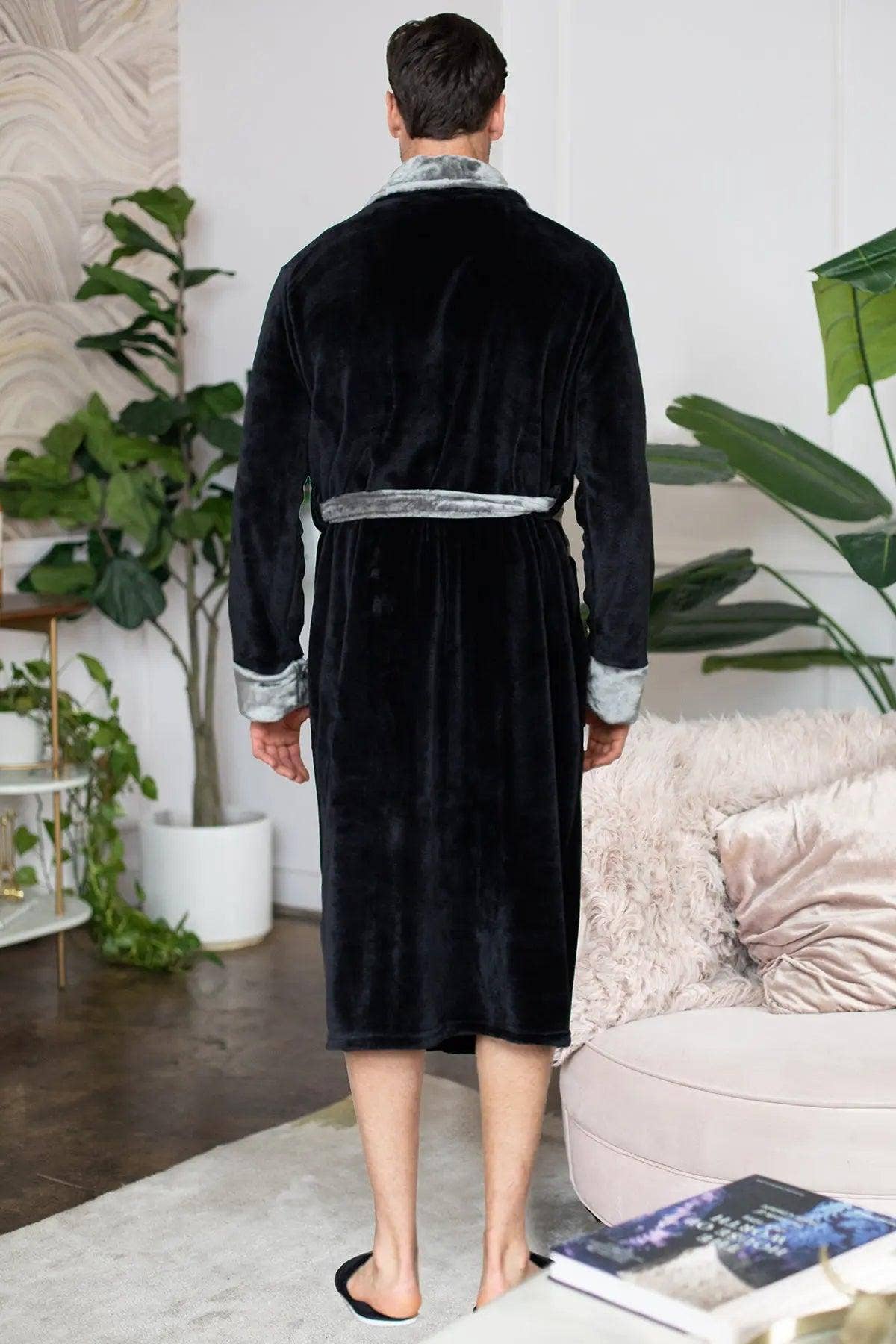 Lotus Linen - Wholesale Robe - Men's - Cozy Mens Plush Robes – Built for Comfort, Designed to Last15