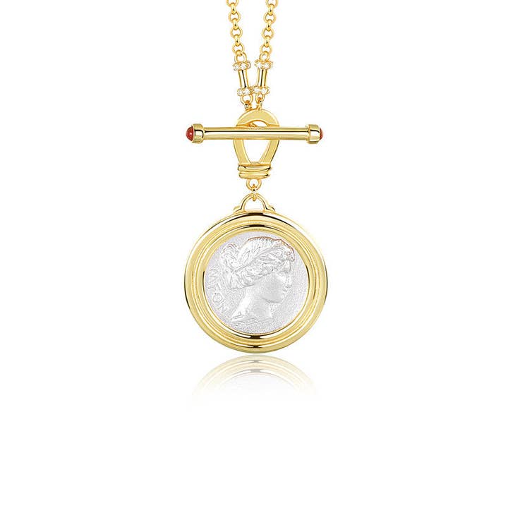 925 sterling silver vintage porträtthänge halsband för wholesale av PARAGON CAT