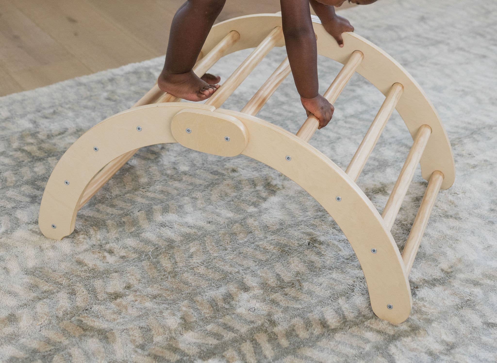 Poppyseed Play - Vente Jouet en bois – enfant - Arche d'escalade pliable6