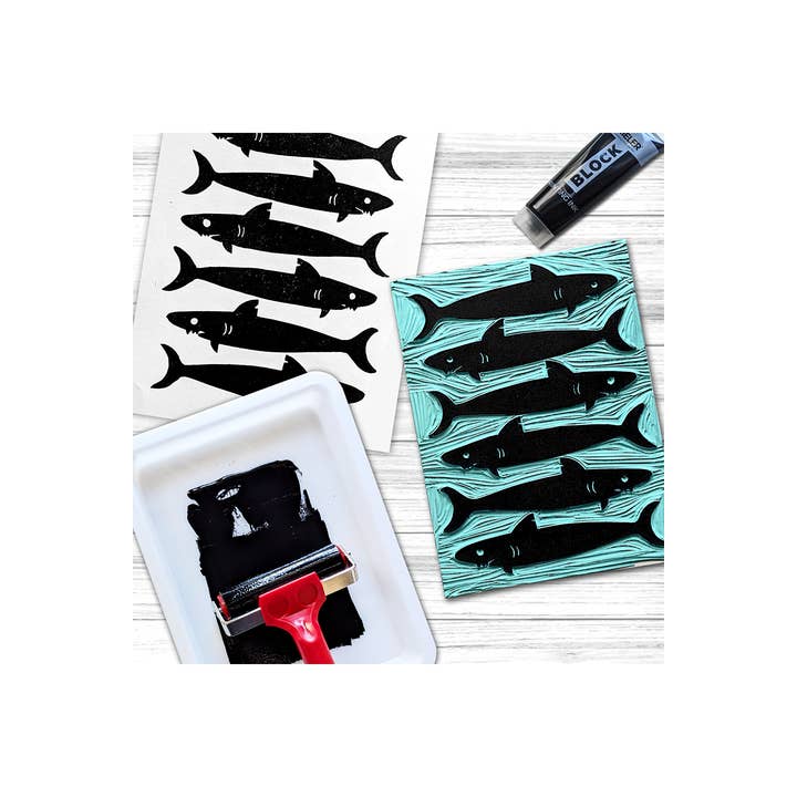 Chartpak, Inc. - Wholesale Craft Supplies - Zieler A5 Soft Cut Lino Printing Bloc Sheets Pack of 54