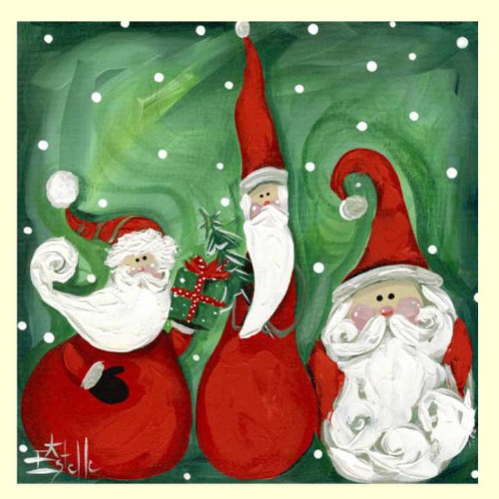 Estelle's Wise Santas Pillow Swap for wholesale by LuckyBird Apparel and Home