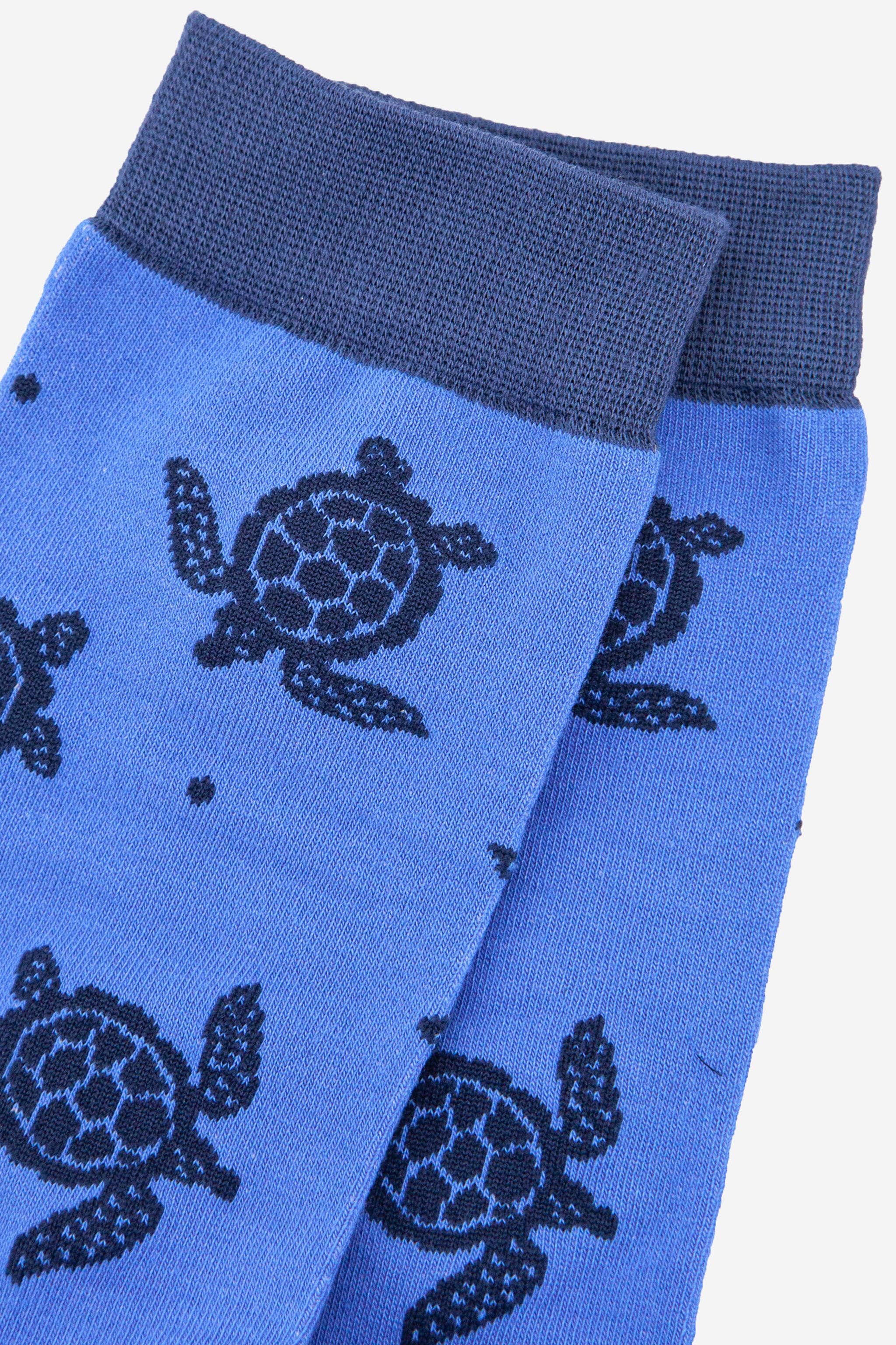 Sock Talk – wholesale Socks – Men's – Men's Sea Turtle Print Bamboo Socks1