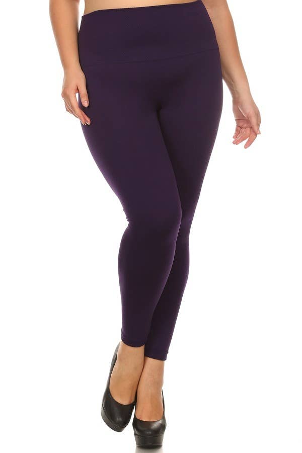 42POPS - Wholesale Fashion Leggings - Women's - ".._ SI-2357 PLUS SIZE Seamless Leggings1