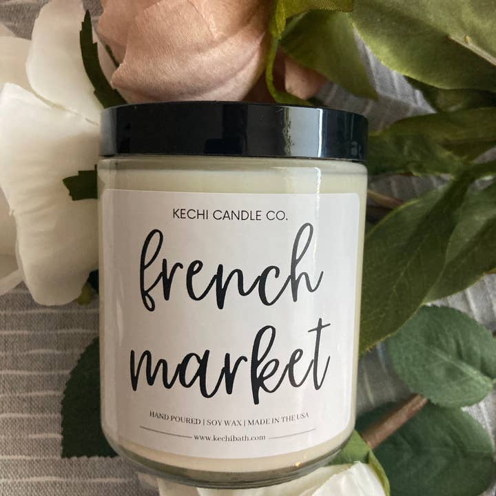 French Market | Handpoured Soy Wax Candle for wholesale by Kechi Bath Company