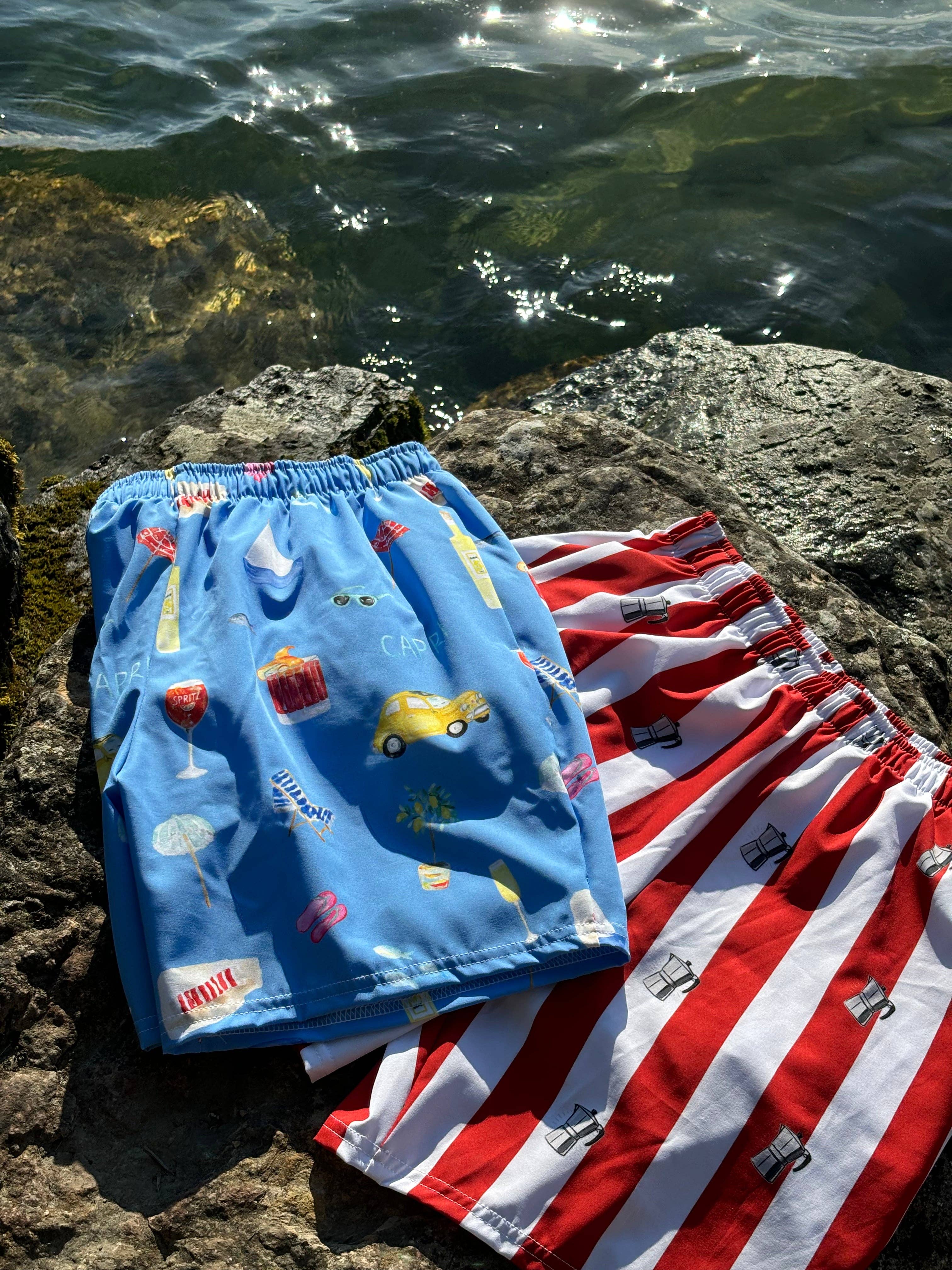 The Refined Spirit - Wholesale Swim Shorts - Men's - Capri- Pool Short4