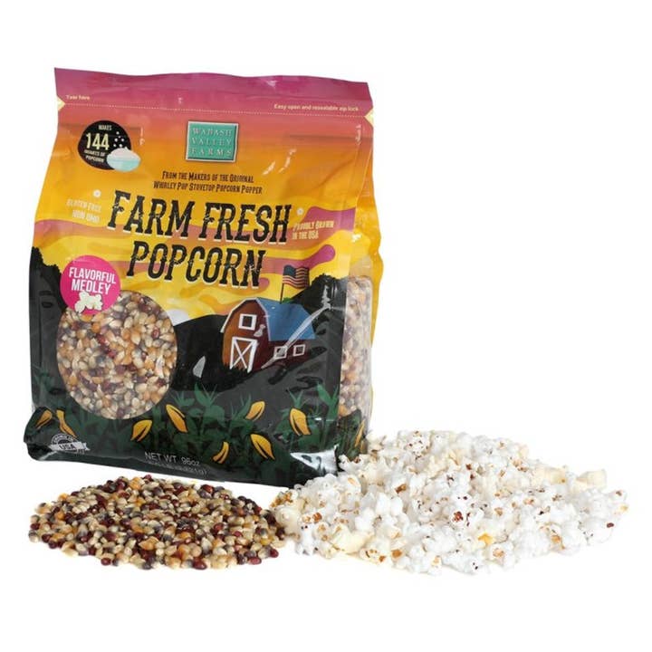 Flavorful Medley Popcorn Kernels - 6 lbs for wholesale by Flyer Foods Inc