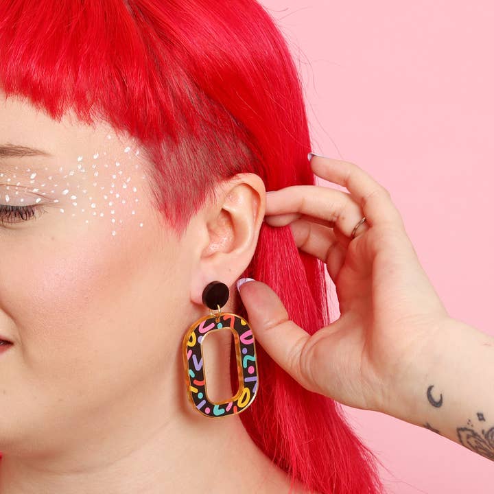 Zoe Squiggle earrings for wholesale by Miroo