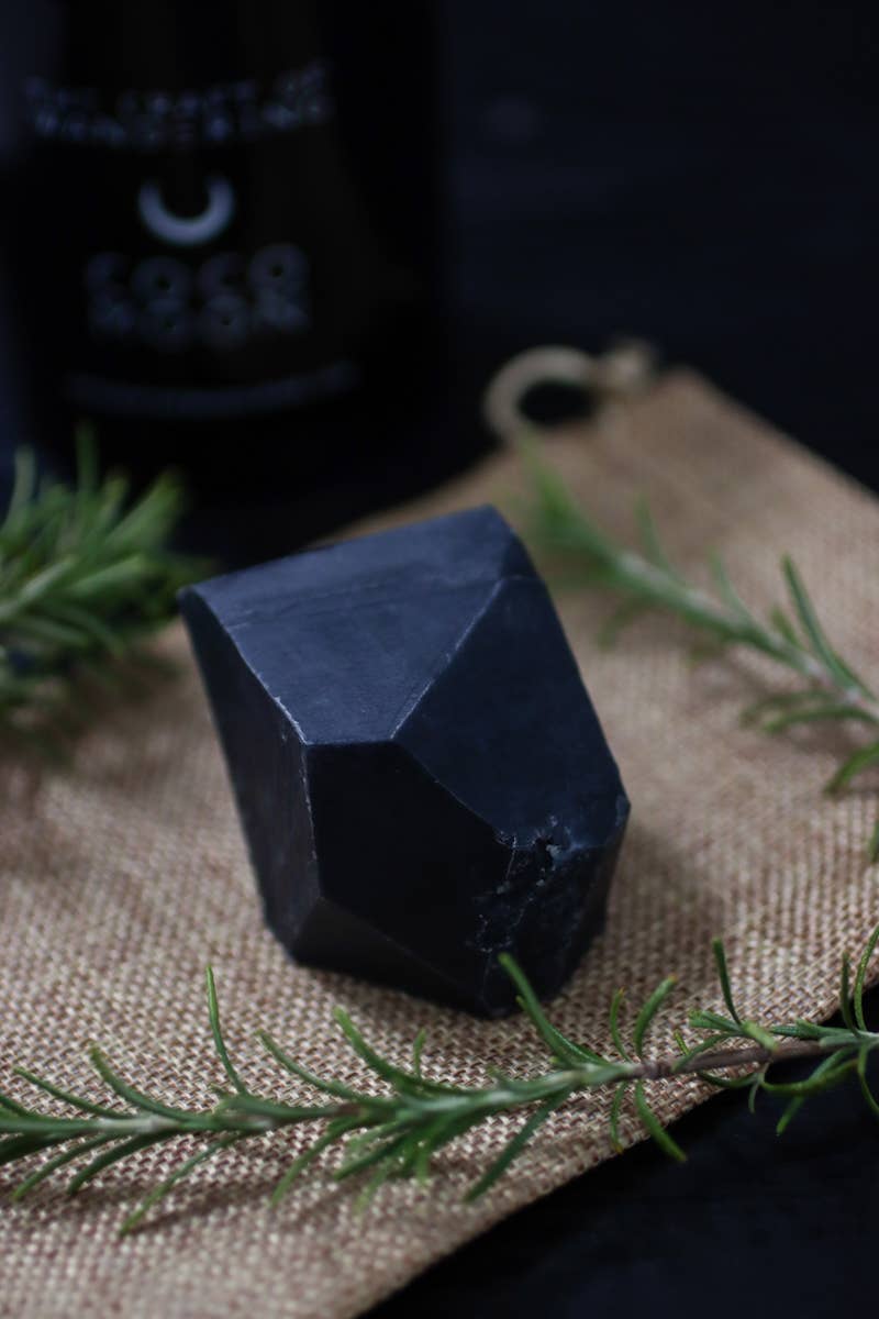 The Craft of Wandering - Wholesale Bar Soap - KRAMPUS Lump of Coal Organic Soap4