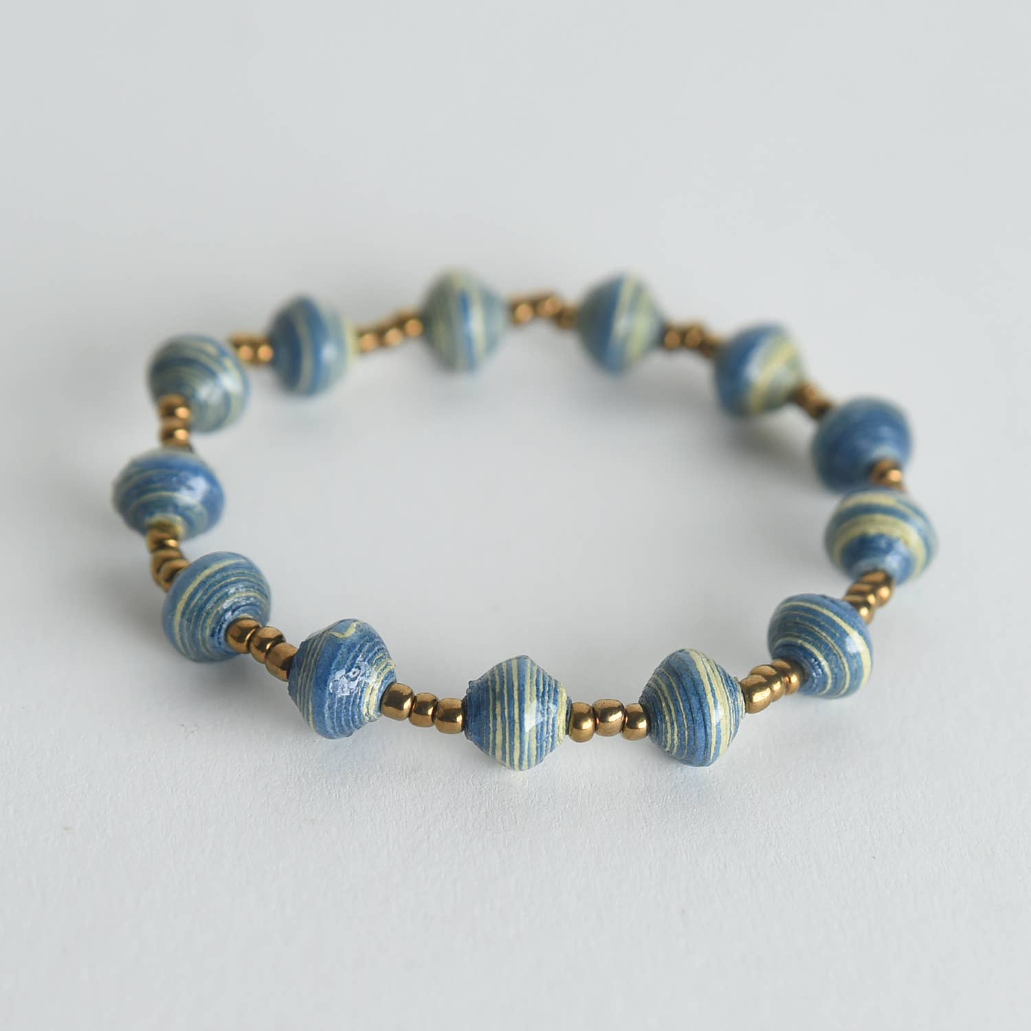 Project Have Hope - Vendita all'ingrosso Bracciale con perline - Bracciale in carta elasticizzata a righe17