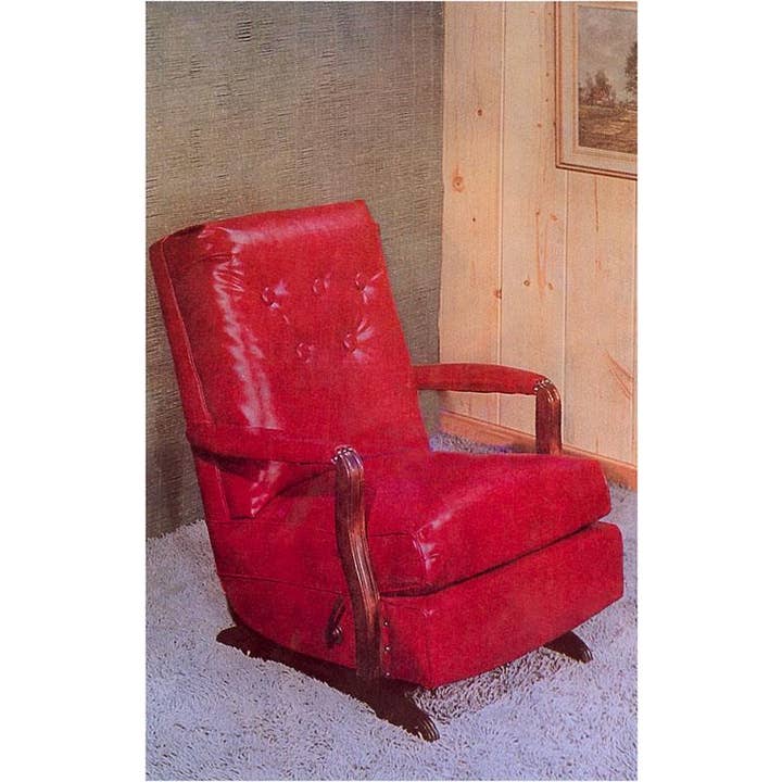 Found Image Press - Wholesale Art Print - Art Print BF-29 Red Naugahyde Rocker