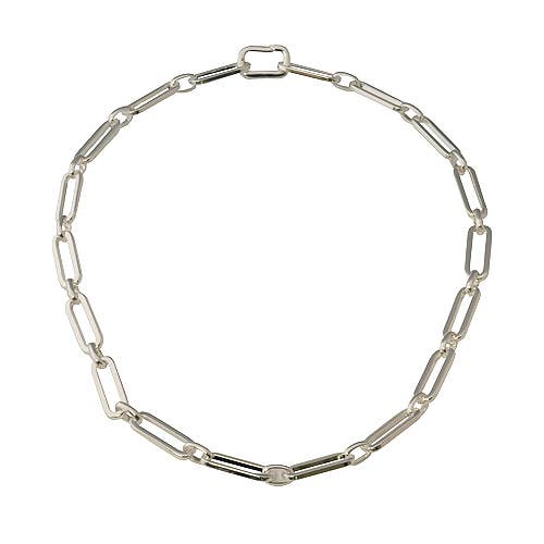 Collar de cadena bañado en plata para venta al por mayor de Beadsworld