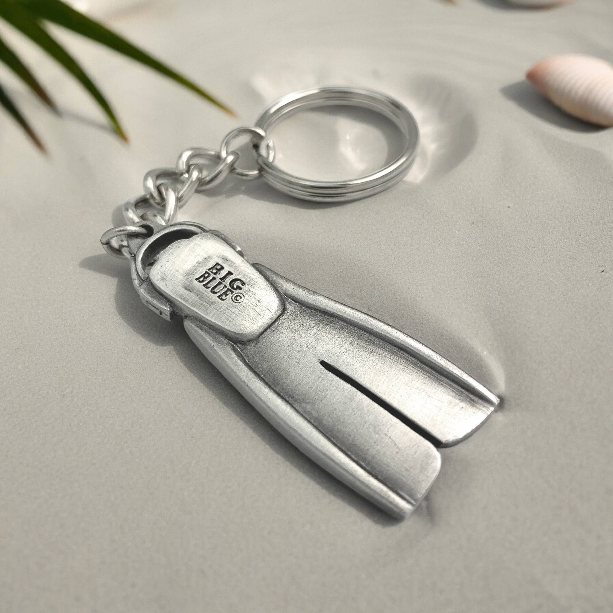 Big Blue by Roland St John - Wholesale Keychain - Unisex - Dive Fin Keychain for Men and Women- Scuba Keychain1