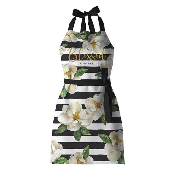 African American Expressions - Wholesale Apron - Blessed Magnolia Apron