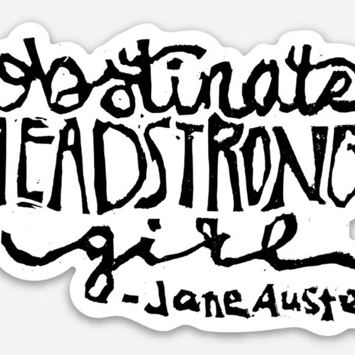 Stærk egenrådig pige klistermærke for engroshandel hos The Bookhive