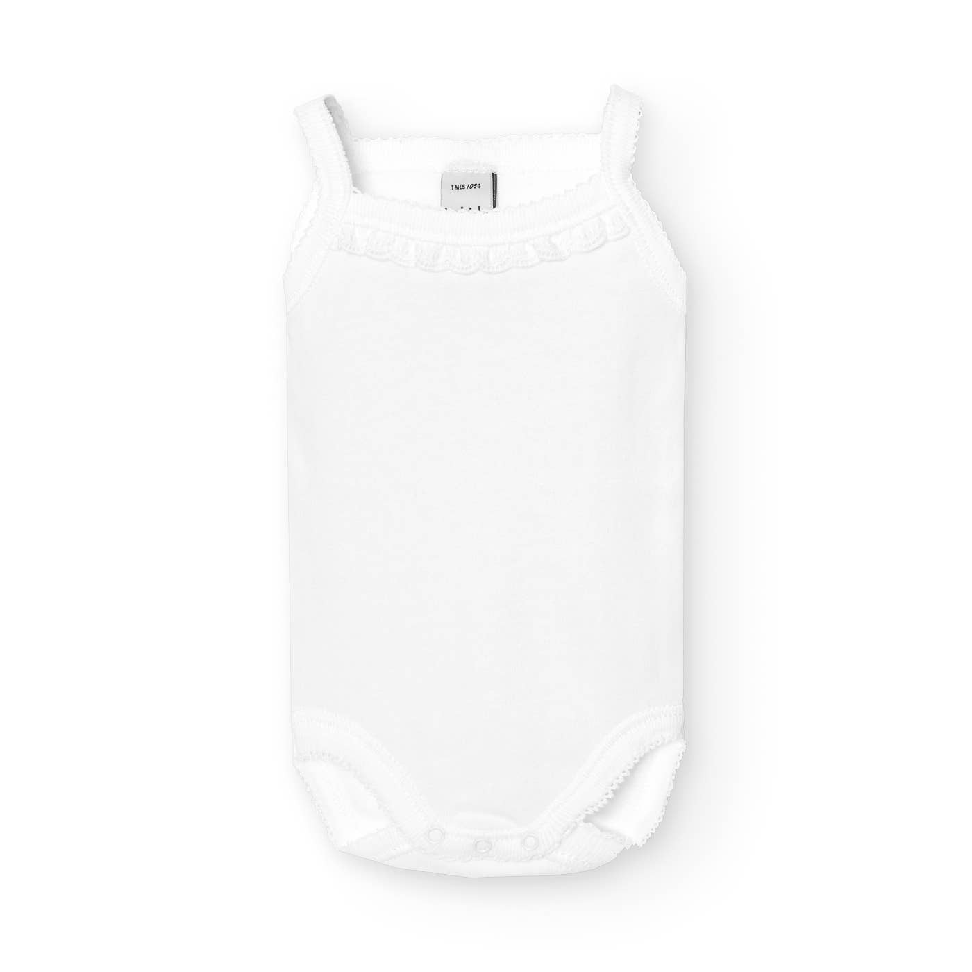 Babidu - Wholesale Bodysuit (Non-Footed) - Baby - Baby Bodysuit with Thin Straps Embroidered Strap 1X10