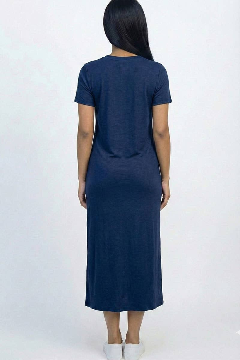 CAPELLA APPAREL - Wholesale Dress - Women's - Side Pocket Tee Dress19