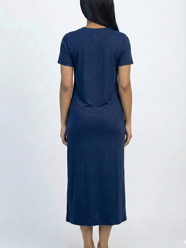 CAPELLA APPAREL - Wholesale Dress - Women's - Side Pocket Tee Dress19