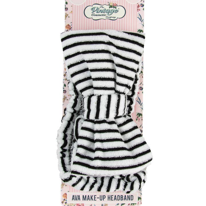 Ava Make-up-Stirnband auf Karte für den Großhandel von The Vintage Cosmetic Company