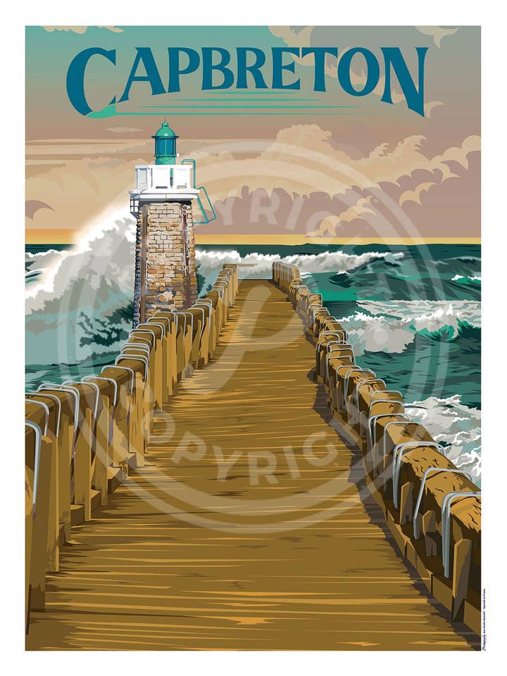 CAPBRETON AFFISCH - 30X40 CM för wholesale av Printymania
