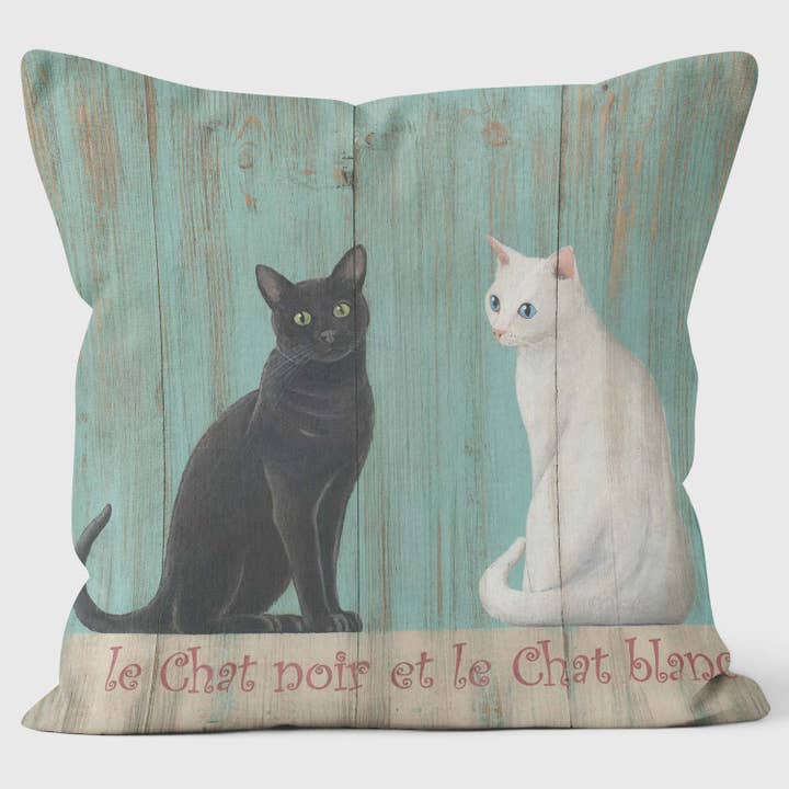 Le Chat - Martin Wiscombe - Kussen met kunstprint voor wholesale door ART CUSHIONS
