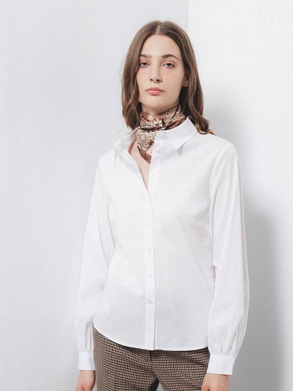 Effen Shirt (416655-8) voor wholesale door Lanidor
