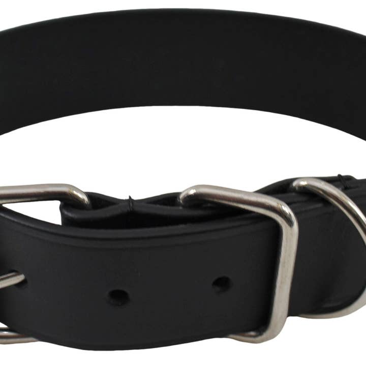 Quality Full Grain Leather Dog Collar. Width: 40mm. Colours: Black or Brown. for wholesale on Faire7
