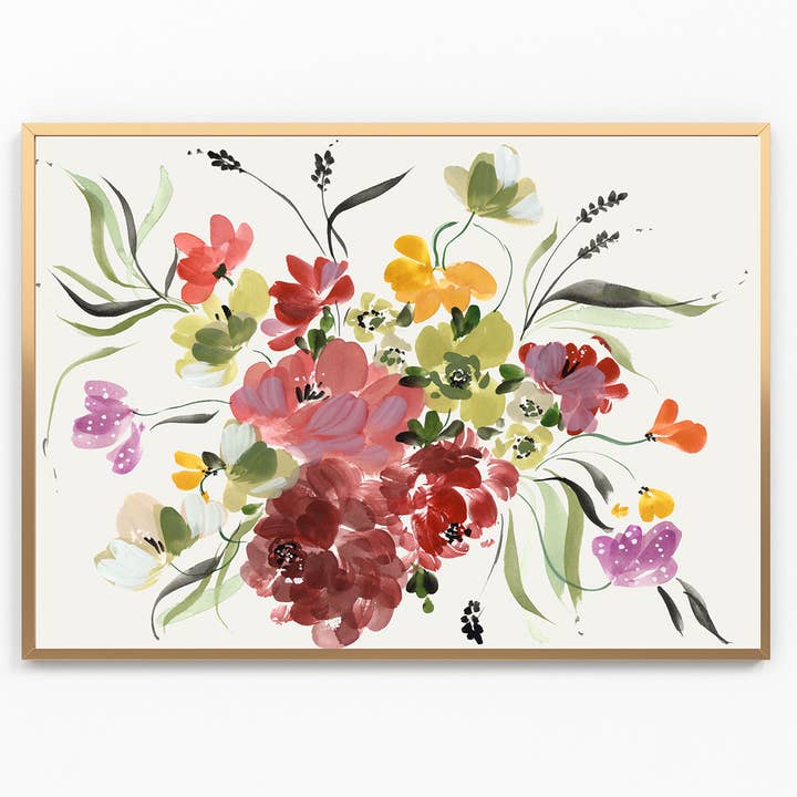 Floral Radiance | Stampa artistica per la vendita all'ingrosso da parte di Ramya Art Design