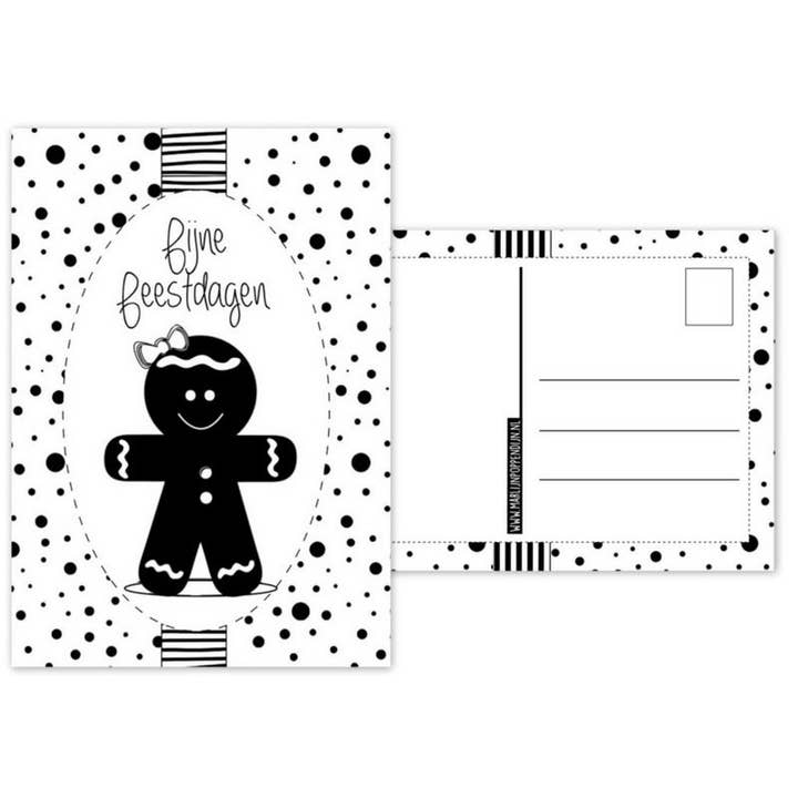 A6 kort julfigur för wholesale av Marlijnpoppendijn