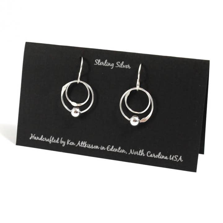 Sterling Silver cirkel Sterling Silver pärla för wholesale av Ken’s handcrafted jewelry