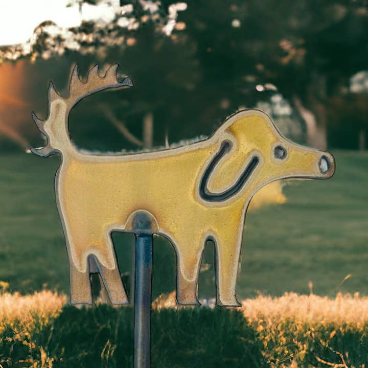 Paletto per piante per cani, regalo per animali domestici, accessorio per animali domestici, paletto da giardino USA ecologico per la vendita all'ingrosso da parte di Iron Jewel